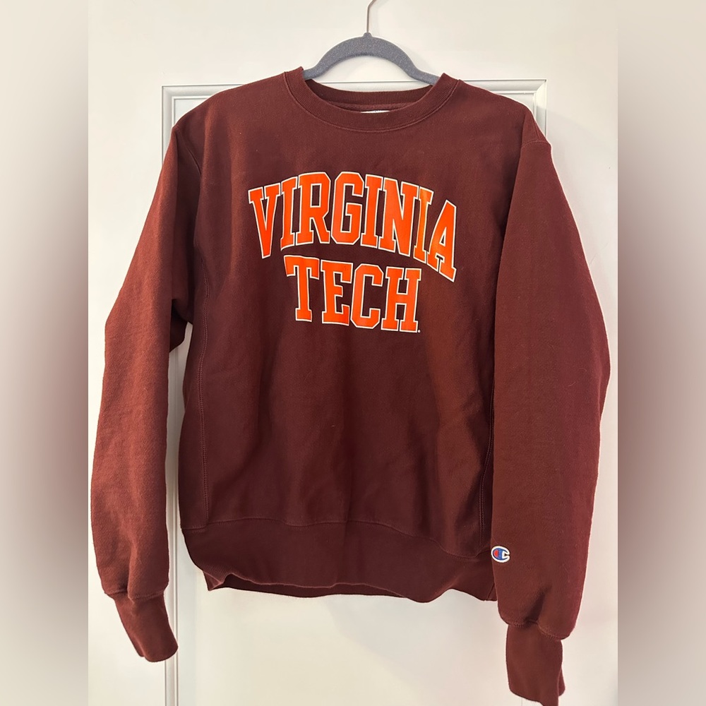 Virginia Tech Crewneck Sweatshirt, Medium
